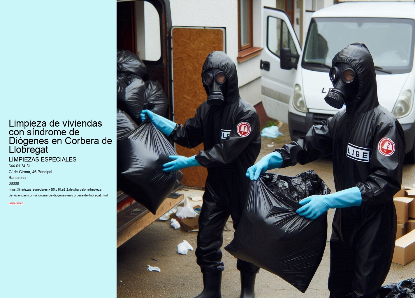 Limpieza de viviendas con síndrome de Diógenes en Corbera de Llobregat