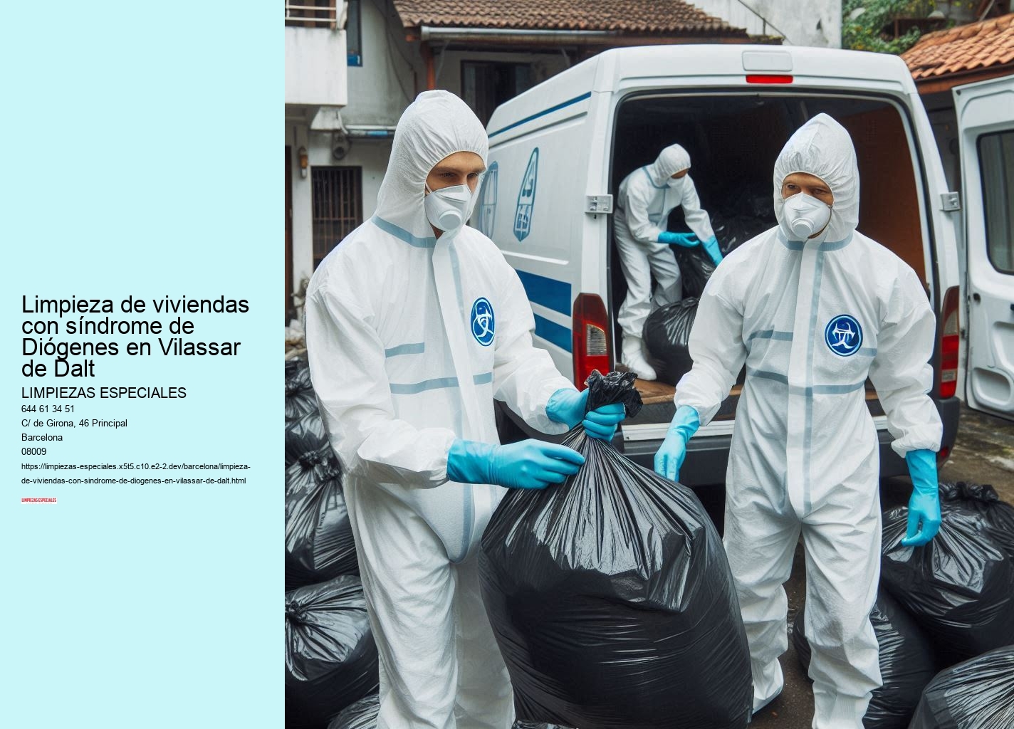 Limpieza de viviendas con síndrome de Diógenes en Vilassar de Dalt
